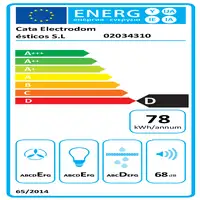 CATA TF 5260 X Semintegrada (extraíble) Acero inoxidable D 325 m³/h