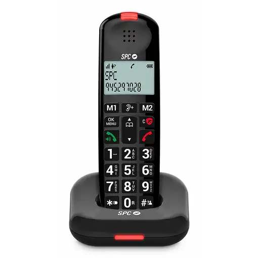 SPC Comfort Kairo Teléfono DECT Identificador de llamadas Negro