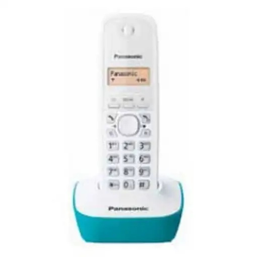 Panasonic KX-TG1611 Teléfono DECT Identificador de llamadas Turquesa, Blanco Panasonic KX-TG1611 Teléfono DECT Identificador de llamadas Turquesa, Blanco