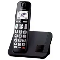 Panasonic KX-TGE250 Teléfono DECT Identificador de llamadas Negro