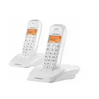Motorola S12 Duo Teléfono DECT Identificador de llamadas Blanco