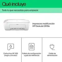 HP DeskJet 2810e Inalámbrico All-in-One Color Impresora, Fotocopiadora, escáner