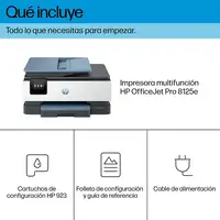 HP OfficeJet Pro 8125e Inalámbrico All-in-One Color Impresora, Servicio Instant In