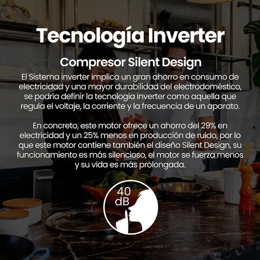 Nevera y congelador Independiente 304 L Blanco FG-300D72WEP INFINITON