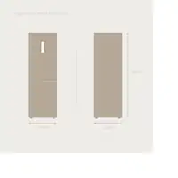 Nevera y congelador Independiente 322 L Blanco V0363 EVVO