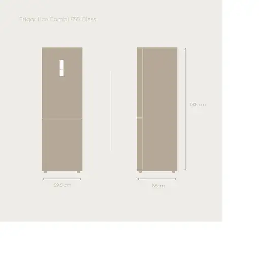 Nevera y congelador Independiente 322 L Blanco V0363 EVVO