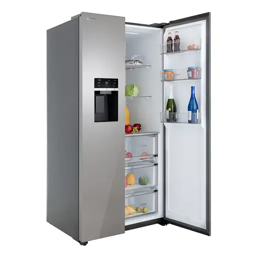 Infiniton SBS-591A85XEI nevera puerta lado a lado Independiente 591 L E Acero ino