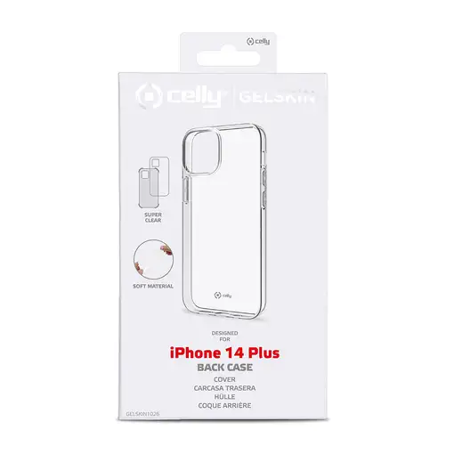 Celly Gelskin funda para teléfono móvil 17 cm (6.7\) Transparente