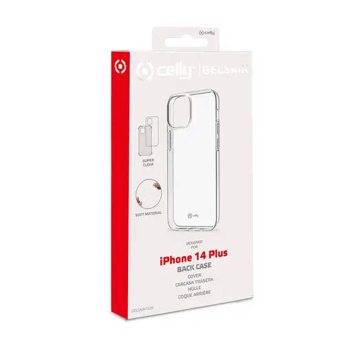 Celly Gelskin funda para teléfono móvil 17 cm (6.7\) Transparente