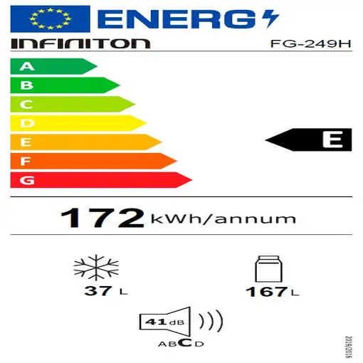 Nevera y congelador Independiente 204 L Blanco 0000092025 INFINITON