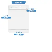 Lavavajillas 598 mm 12 place settings 8436593642099 SAUBER