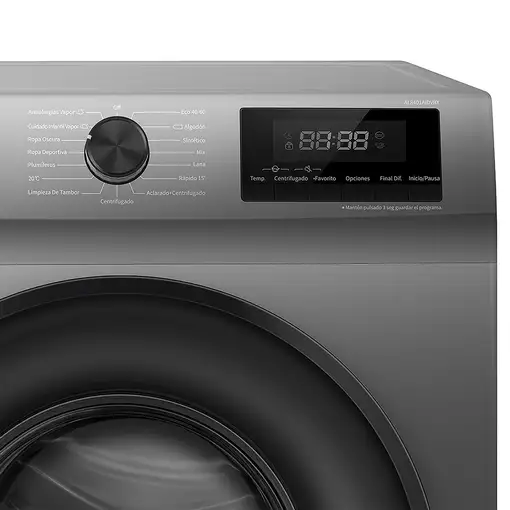 Lavadora carga frontal 8 kg 1400 RPM Acero inoxidable AL8401AIDVBX ASPES