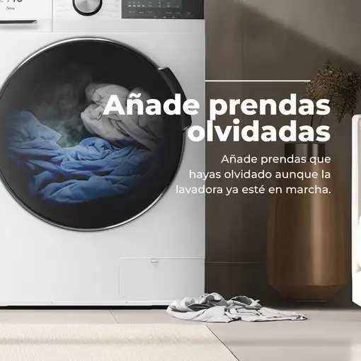 Lavadora inox de 12 kg, 1350 rpm, Nova 12X EVVO