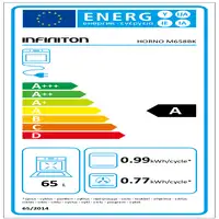 Horno 65 L Negro 8445639004494 INFINITON