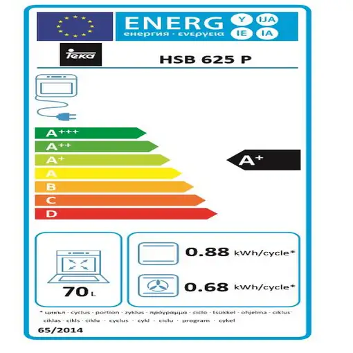 Horno 71 L Negro 111010055 TEKA