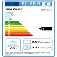 Horno 65 L Acero inoxidable 8436570103001 SAUBER