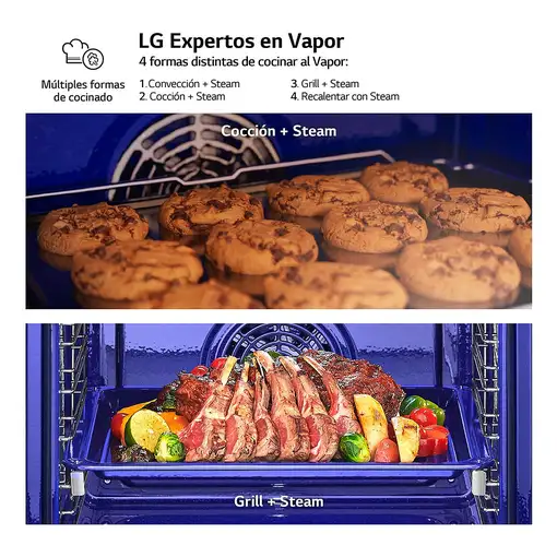 Horno 76 L Wi-Fi Acero inoxidable WS9D7651WS.BSTQEUR LG
