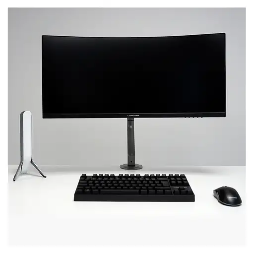 LC-Power LC-EQ-A32B soporte para monitor 81,3 cm (32'') Escritorio Negro