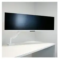 LC-Power LC-EQ-A49W soporte para monitor 124,5 cm (49'') Escritorio Blanco