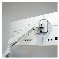 LC-Power LC-EQ-A49W soporte para monitor 124,5 cm (49'') Escritorio Blanco