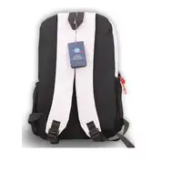 NASA BAG05-W mochila City backpack Negro, Blanco Oxford