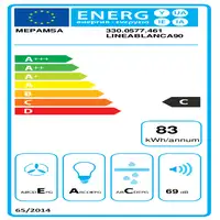 Mepamsa Linea De pared Blanco 560 m³/h