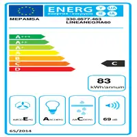 Mepamsa Linea De pared Negro 560 m³/h Mepamsa Linea De pared Negro 560 m³/h