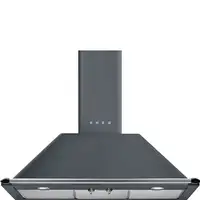 Smeg KT90GRE campana De pared Gris 567 m³/h Smeg KT90GRE campana De pared Gris 567 m³/h