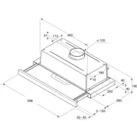Whirlpool AKR 749/1 IX Semintegrada (extraíble) Gris 304 m³/h Whirlpool AKR 749/1 IX Semintegrada (extraíble) Gris 304 m³/h