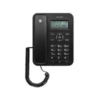 Motorola CT202 Teléfono analógico Identificador de llamadas Negro