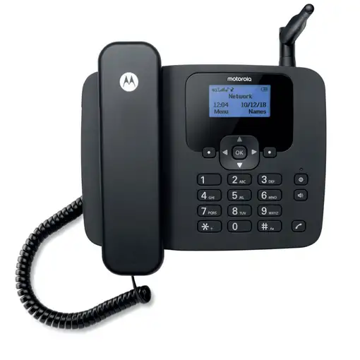 Motorola FW410 Teléfono analógico Identificador de llamadas Negro