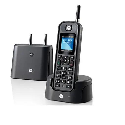 Motorola O201 Teléfono DECT Identificador de llamadas Negro