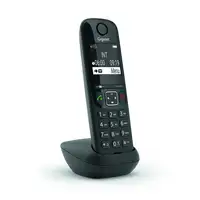 Gigaset AS690HX Teléfono DECT/analógico Identificador de llamadas Negro