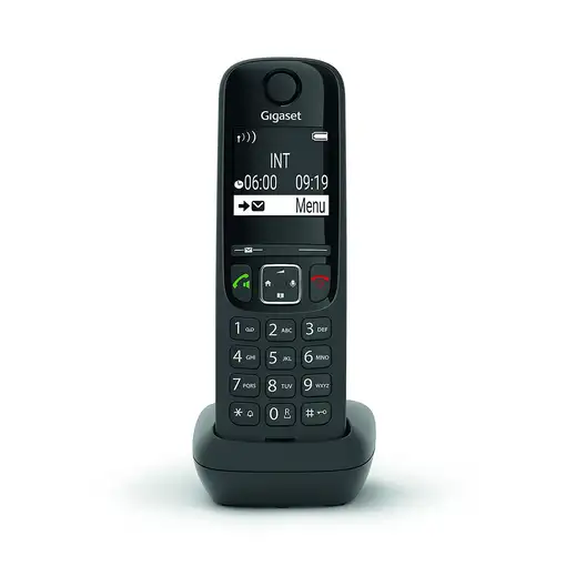 Gigaset AS690HX Teléfono DECT/analógico Identificador de llamadas Negro