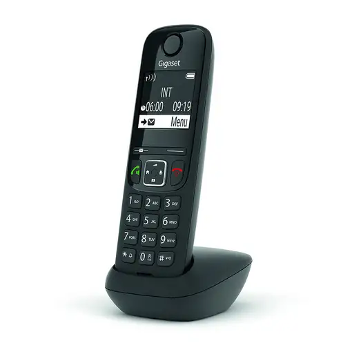Gigaset AS690HX Teléfono DECT/analógico Identificador de llamadas Negro