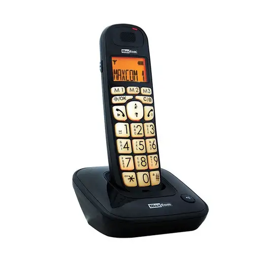 MaxCom MC6800 teléfono Teléfono DECT Identificador de llamadas Negro MaxCom MC6800 teléfono Teléfono DECT Identificador de llamadas Negro