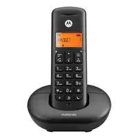 Motorola E201 Teléfono DECT Identificador de llamadas Negro