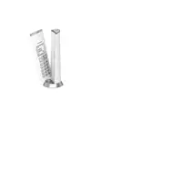 Panasonic KX-TGK212SP Teléfono DECT Identificador de llamadas Plata, Blanco