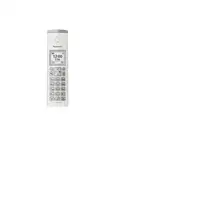 Panasonic KX-TGK212SP Teléfono DECT Identificador de llamadas Plata, Blanco