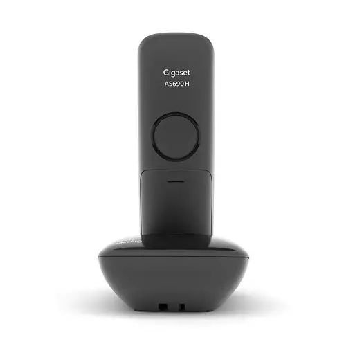 Gigaset AS690 Duo Teléfono DECT/analógico Identificador de llamadas Negro