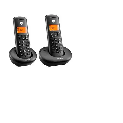 Motorola E202 Duo Teléfono DECT Negro