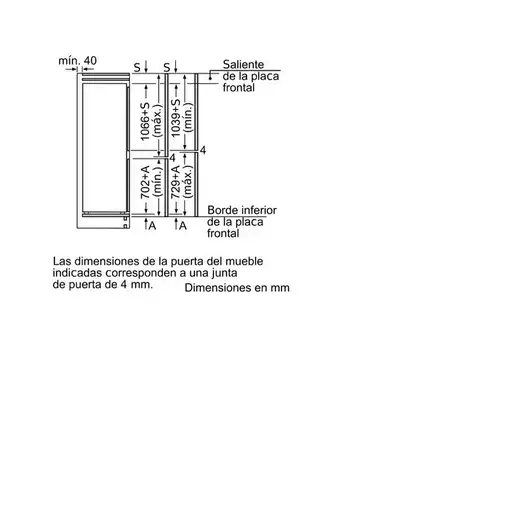 Frigoríficos сombis Integrado 266 L Blanco 67321 KI86SAFE0 SIEMENS