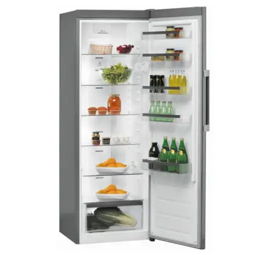 Frigorífico 1 puerta inox, 187.5x63x59cm, 363 L, SW8 AM2Q X 2 WHIRLPOOL