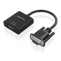 AISENS Cable conversor SVGA+Audio a HDMI, SVGA/M+Jack 3.5/H+USB MicroB/H-HDMI A/H,