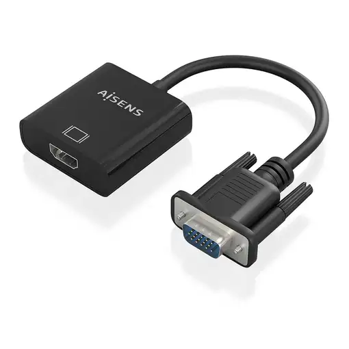 AISENS Cable conversor SVGA+Audio a HDMI, SVGA/M+Jack 3.5/H+USB MicroB/H-HDMI A/H,