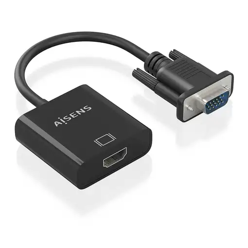 AISENS Cable conversor SVGA+Audio a HDMI, SVGA/M+Jack 3.5/H+USB MicroB/H-HDMI A/H,