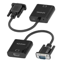 AISENS Cable conversor SVGA+Audio a HDMI, SVGA/M+Jack 3.5/H+USB MicroB/H-HDMI A/H,