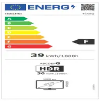 Televisor QLED 40'' Full HD Negro Smart 20016113 HISENSE Televisor QLED 40'' Full HD Negro Smart 20016113 HISENSE