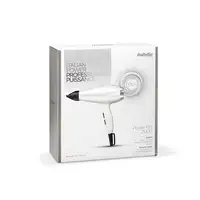 BaByliss 6704WE secador 2000 W Negro, Blanco
