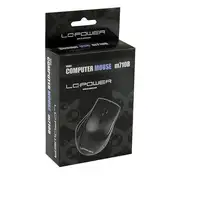 LC-Power LC-M710B ratón Oficina mano derecha USB tipo A Óptico 800 DPI
